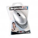 USB Optical Mouse LEXMA (M200-mini) Silver/Black (SVOA)
