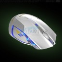 USB Optical Mouse E-BLUE (EMS124WH) Gaming White/Silver