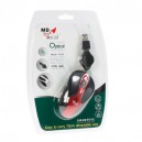 Combo Optical Mouse MD-TECH (MD-99) Black/Red (เก็บสาย)