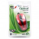 Combo Optical Mouse MD-TECH (MD-37) Red/Black
