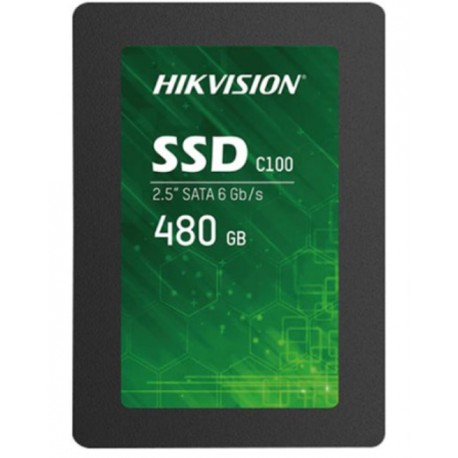 480GB SSD (เอสเอสดี) Hikvision HS-SSD-C100/480G Internal 2.5" SATA III 6 Gb/s Read 550MB/s Write 502MB/s