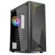 CASE (เคส) PLENTY SERIER G รุ่น G16 (BLACK) ATX/M-ATX มีพัดลม RGB 12Cm 1 ตัว