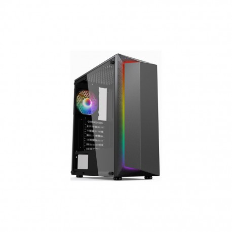 CASE (เคส) PLENTY SERIER G รุ่น G28 (BLACK) USB3.0ATX/M-ATX มีพัดลม RGB 12Cm