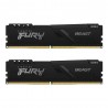 16GB (8GBx2) DDR4 2666MHz RAM (หน่วยความจำ) KINGSTON FURY BEAST DDR4 (BLACK) (KF426C16BBK2/16)