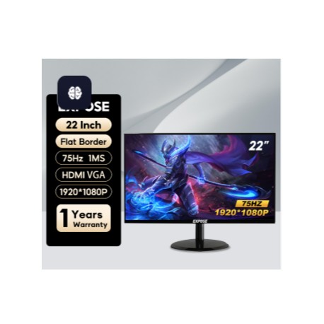 จอคอมพิวเตอร์ EXPOSE 22 นิ้ว รุ่นพรีเมียมพร้อมอัตรารีเฟรช 144Hz และ 165Hz ให้ภาพคมชัดระดับ Ultra HD