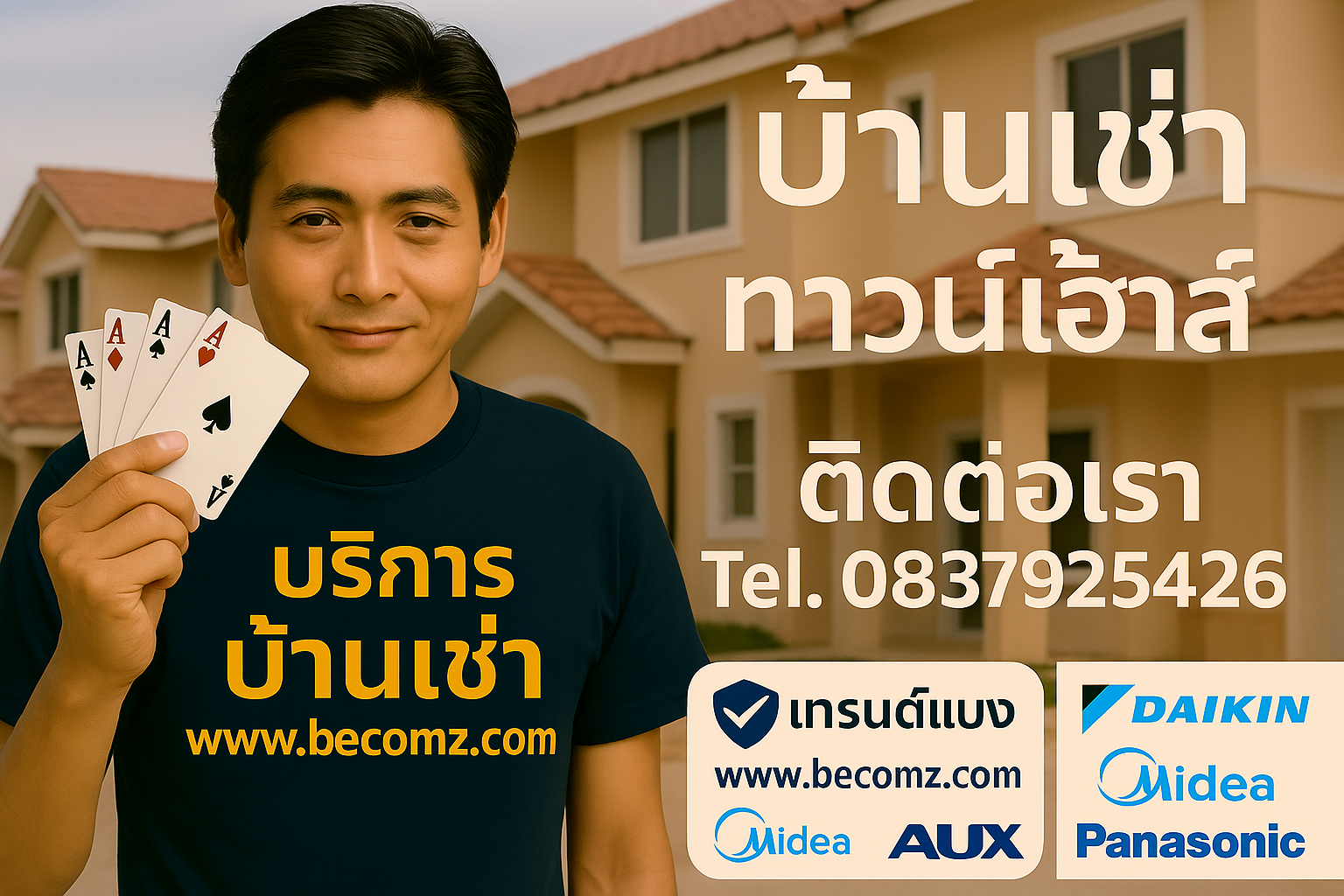 บริการบ้านเช่า 