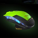 USB Optical Mouse E-BLUE (EMS124GR) Gaming Green/Black